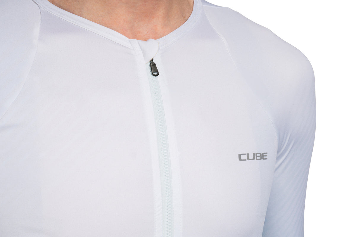 Bluza CUBE Road/Xc Uv-protection L/S Turquoise
