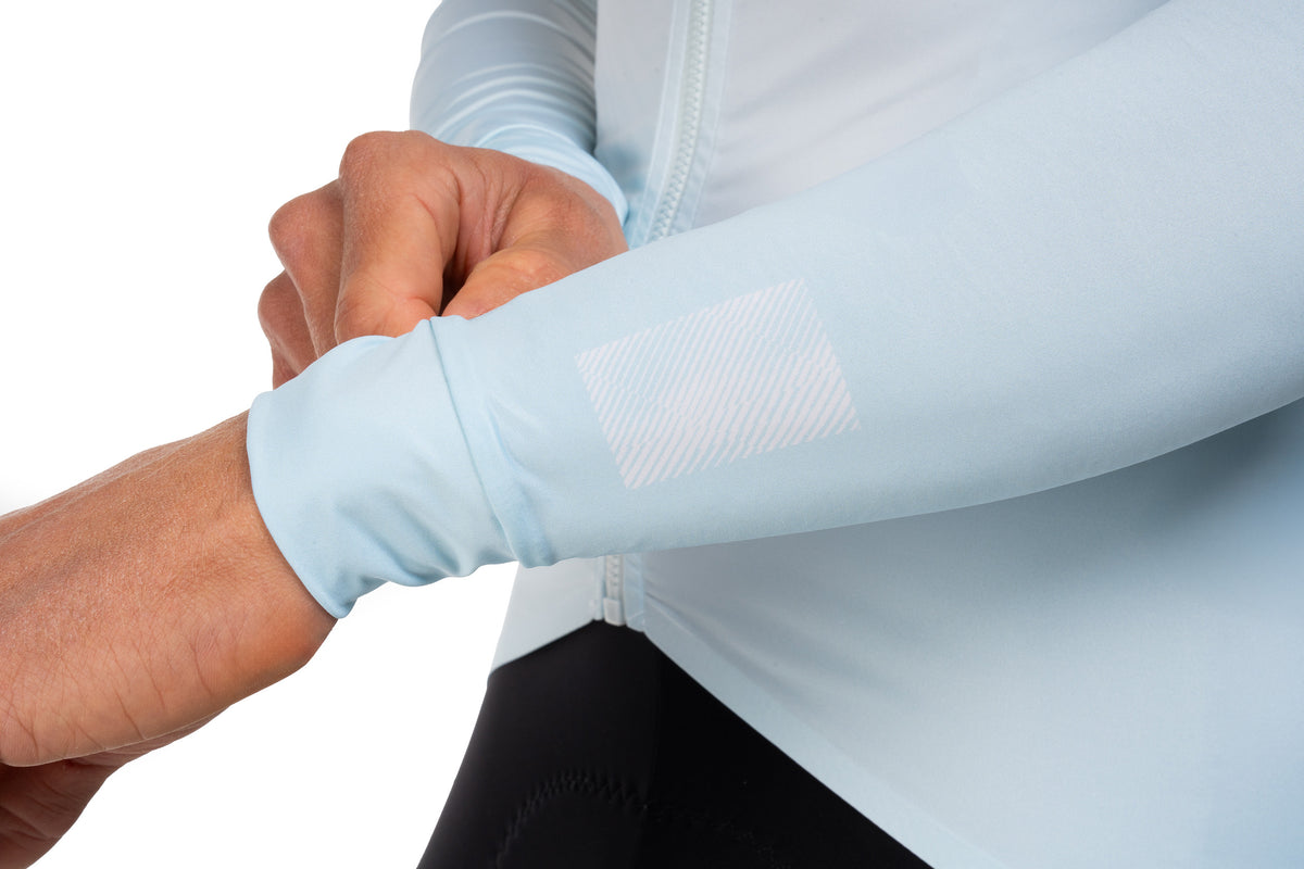 Bluza CUBE Road/Xc Uv-protection L/S Turquoise