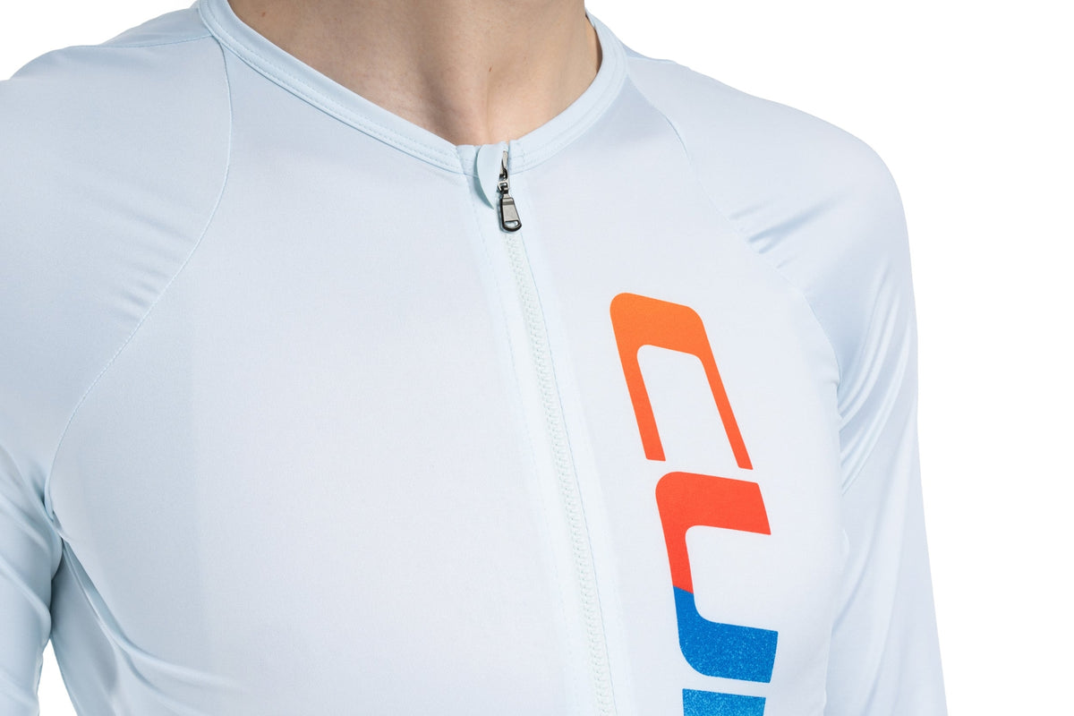 Bluza CUBE Road/Xc Uv-protection Teamline L/S Light Blue