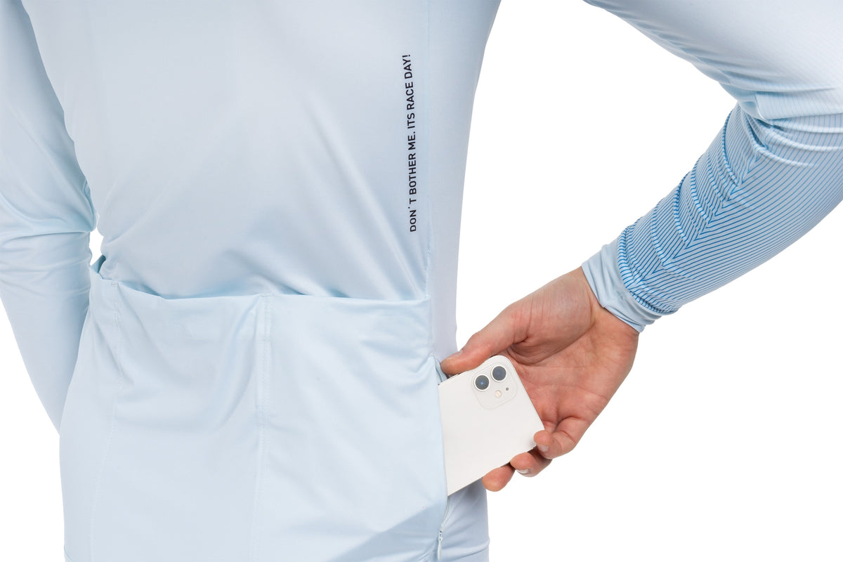 Bluza CUBE Road/Xc Uv-protection Teamline L/S Light Blue