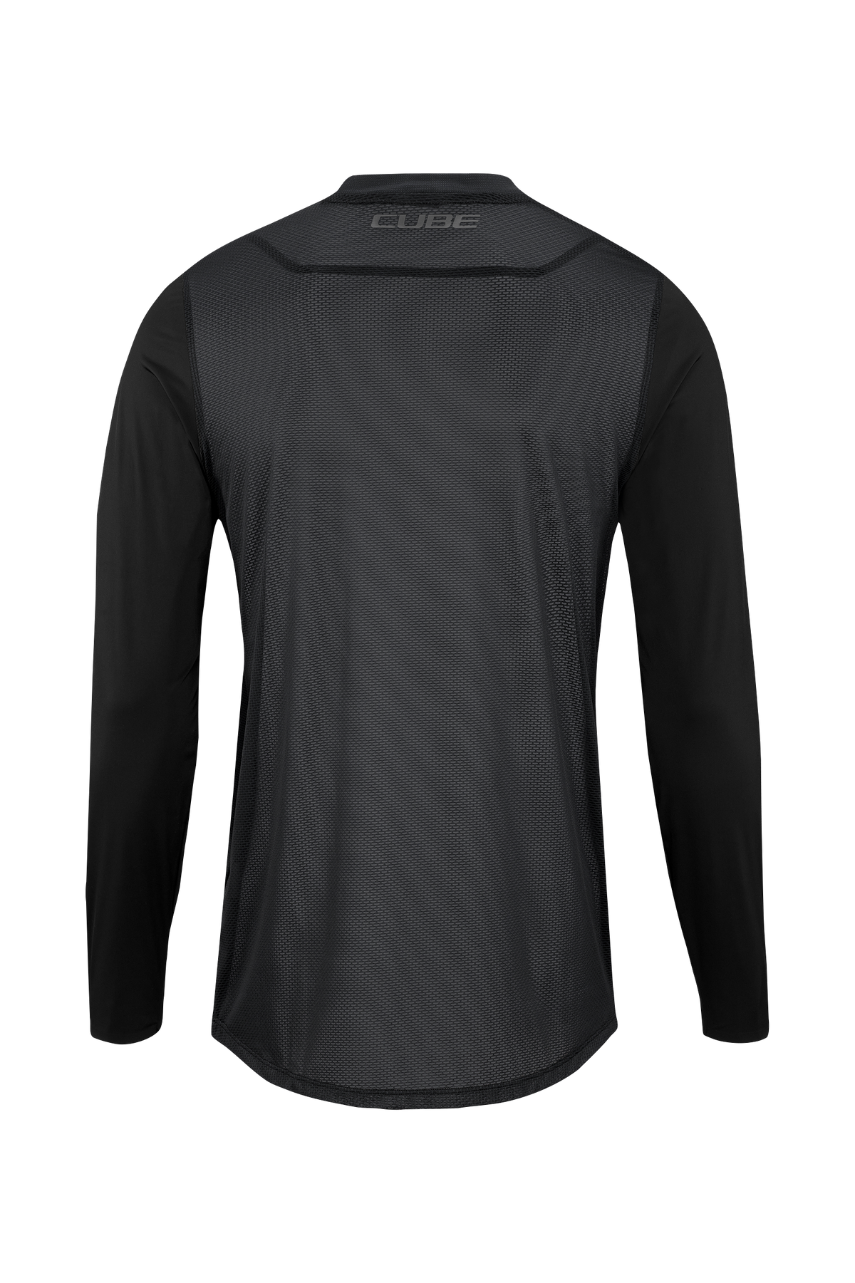 Bluză CUBE Vertex Round Neck Pro L/S Black