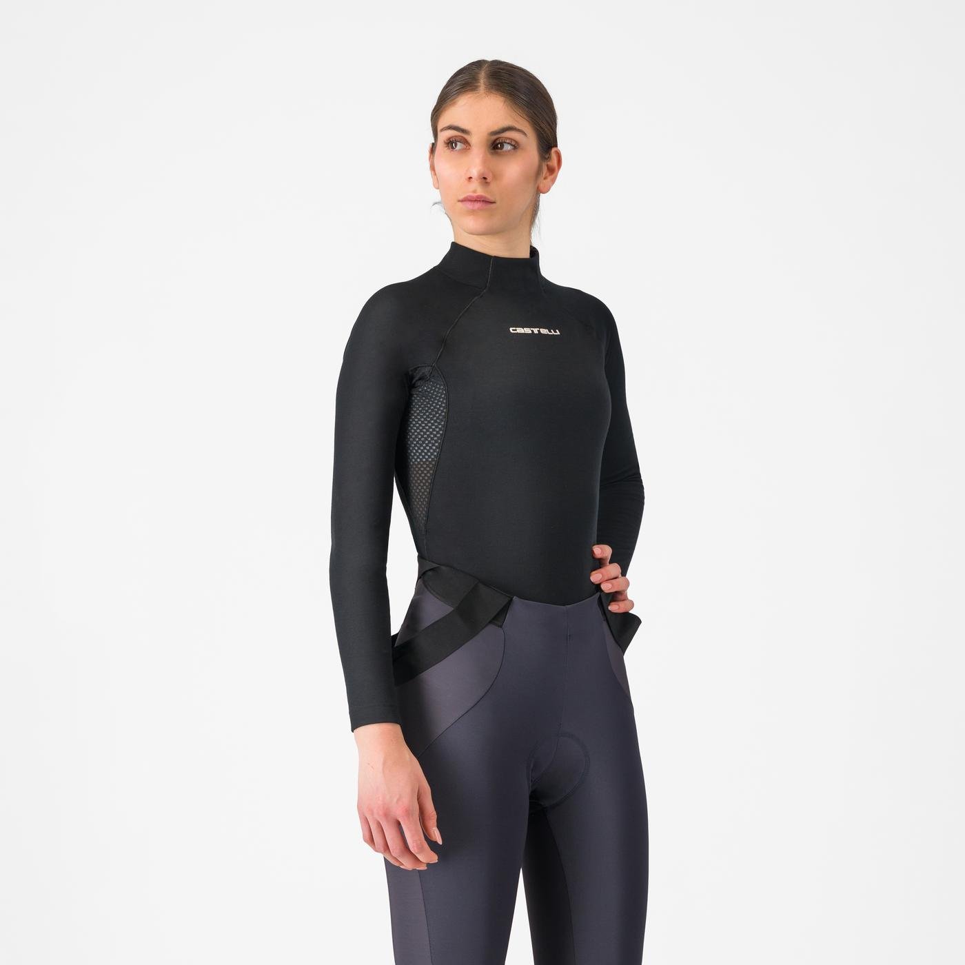 Bluza de corp Castelli Flanders 2 Warm W Neagra XS