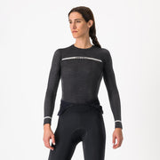 Bluza de corp Castelli Merino Seamless, de dama, Negru, S/M