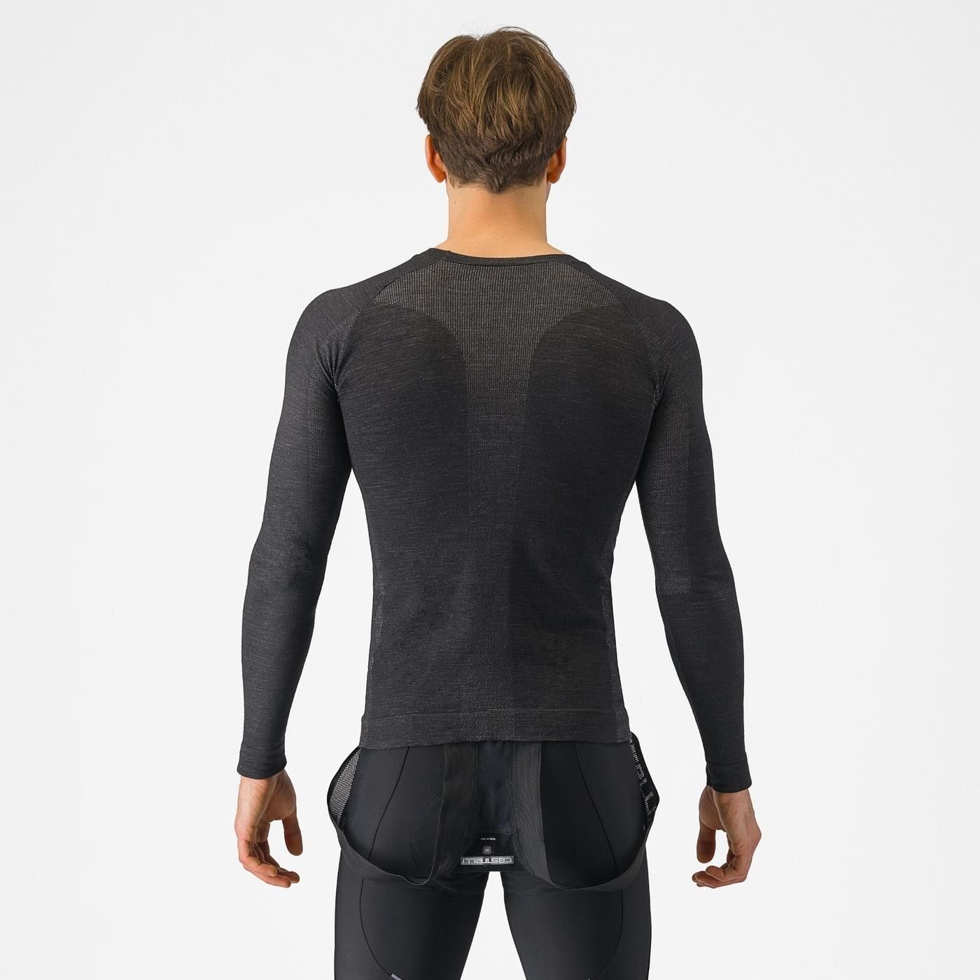 bluza de corp castelli merino seamless negru l xl 1