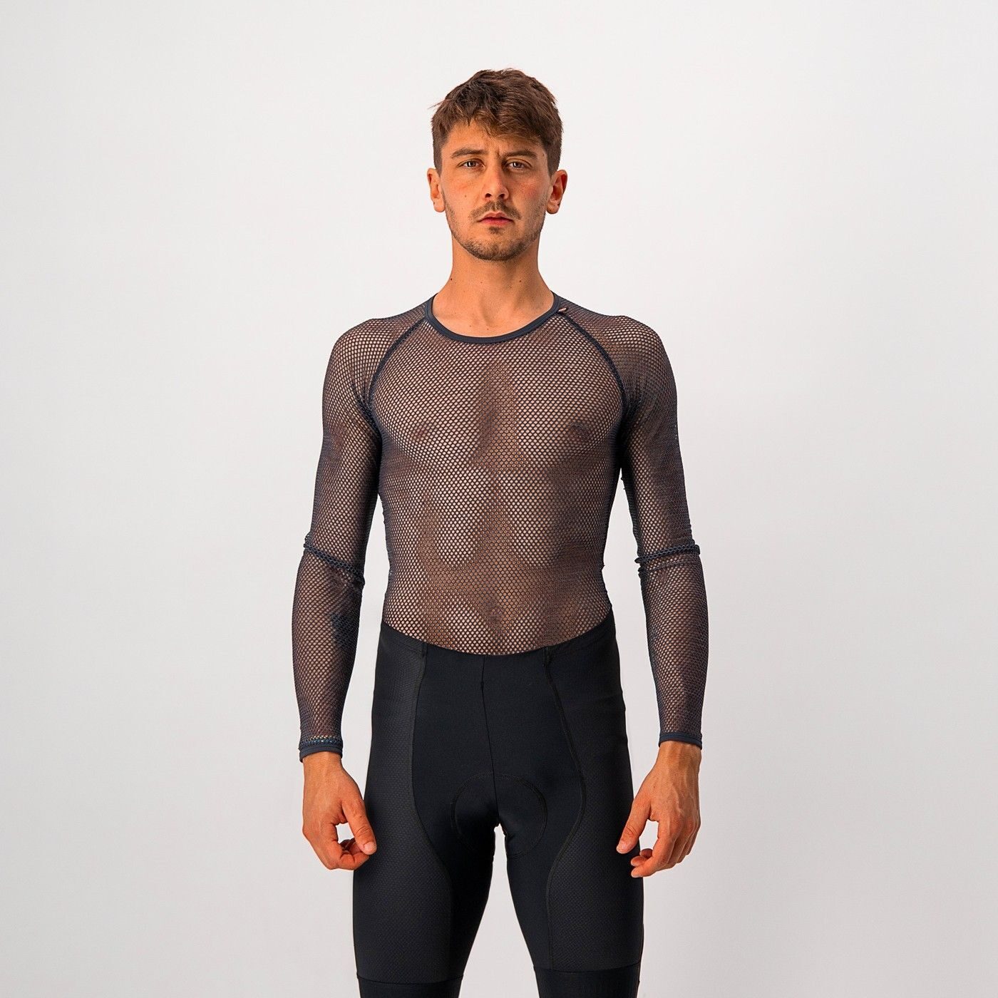 bluza de corp castelli miracolo wool ls antracit m 3