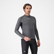 Bluza de corp cu guler Castelli Flanders 2 LS, Gri, M