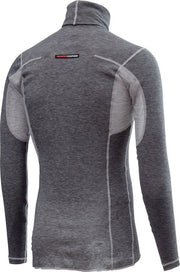 bluza de corp cu guler castelli flanders neck warm gri l
