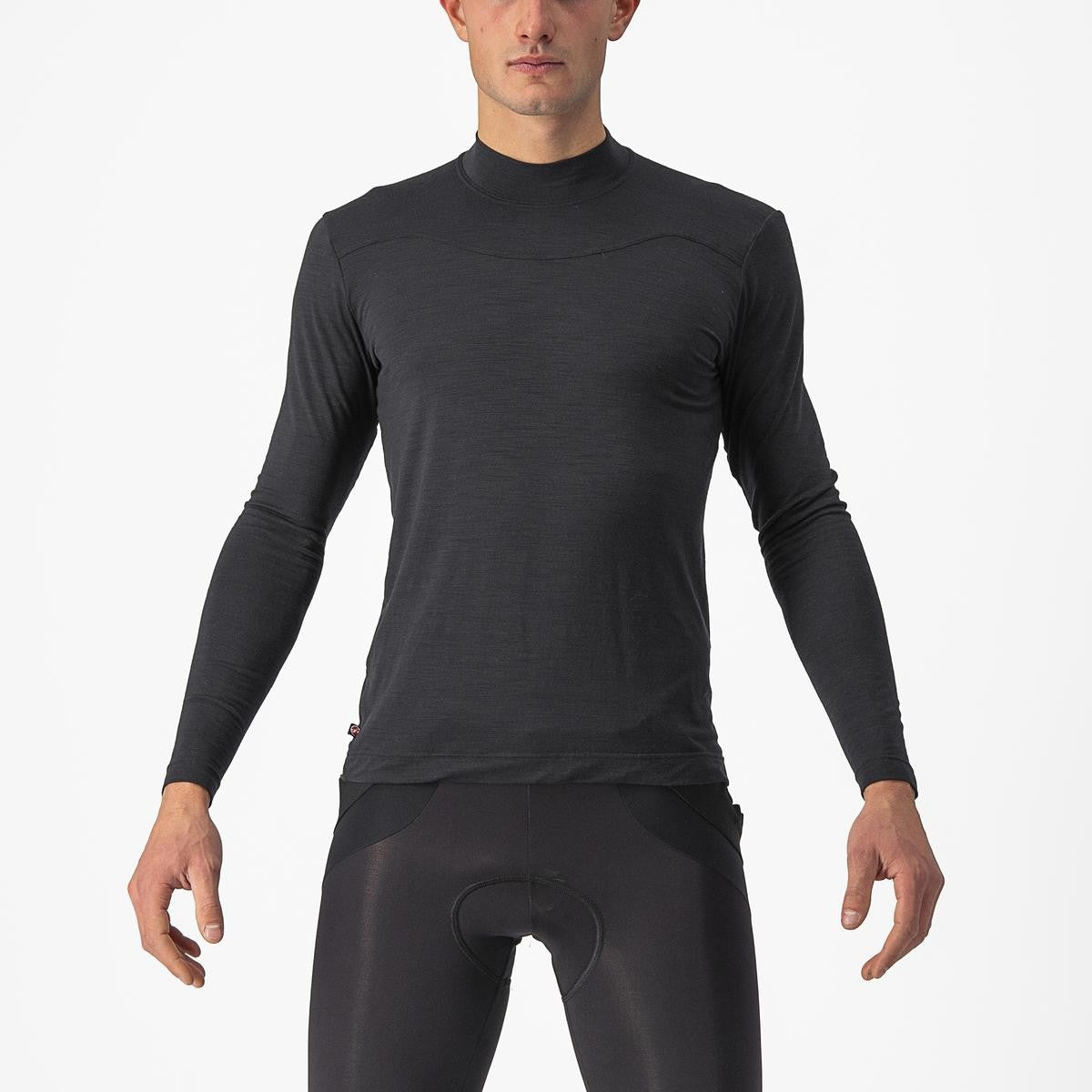 Bluza de corp cu maneca lunga Castelli Bandito Wool LS Negru S
