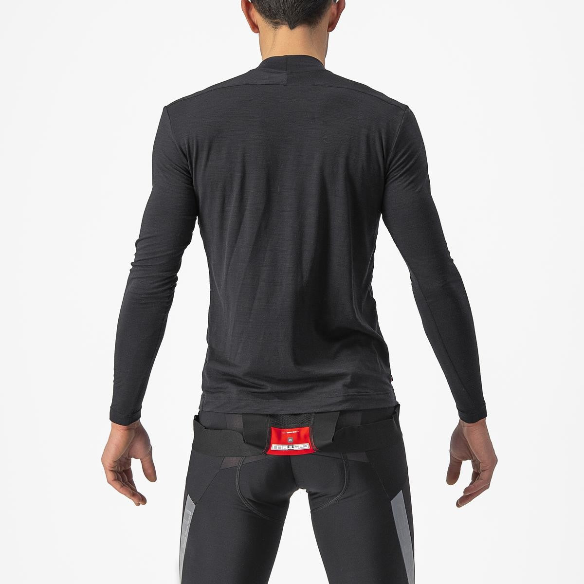 Bluza de corp cu maneca lunga Castelli Bandito Wool LS, Negru, XL