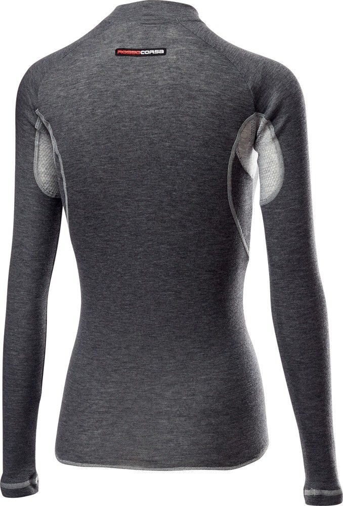 bluza de corp cu maneca lunga castelli flanders 2w warm de dama gri xs