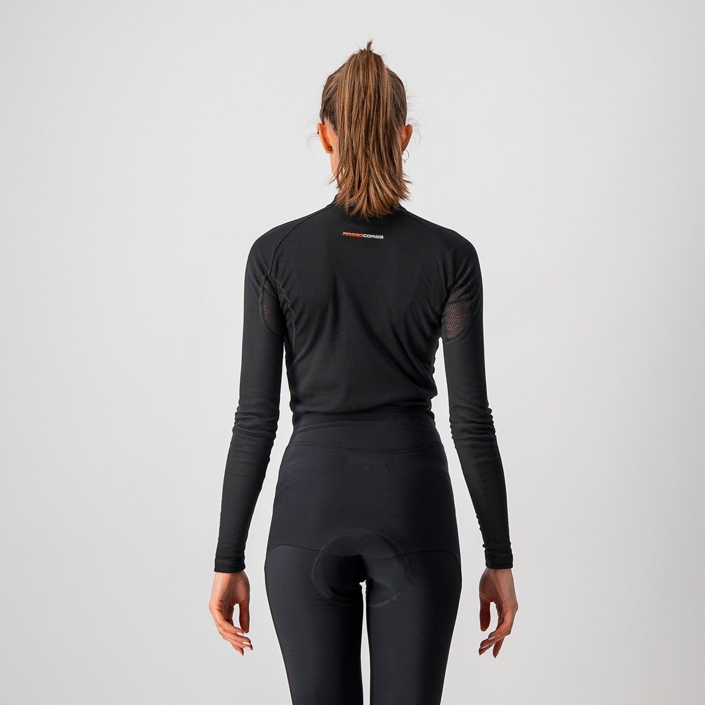 bluza de corp cu maneca lunga castelli flanders 2w warm de dama negru xs 5