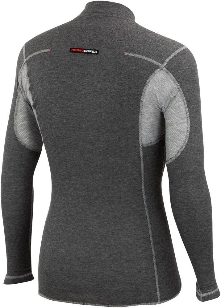 bluza de corp cu maneca lunga castelli flanders warm ls gri m