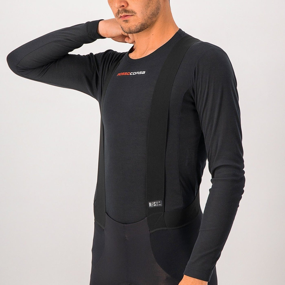 Bluza de corp cu maneca lunga Castelli Prosecco Tech LS Negru