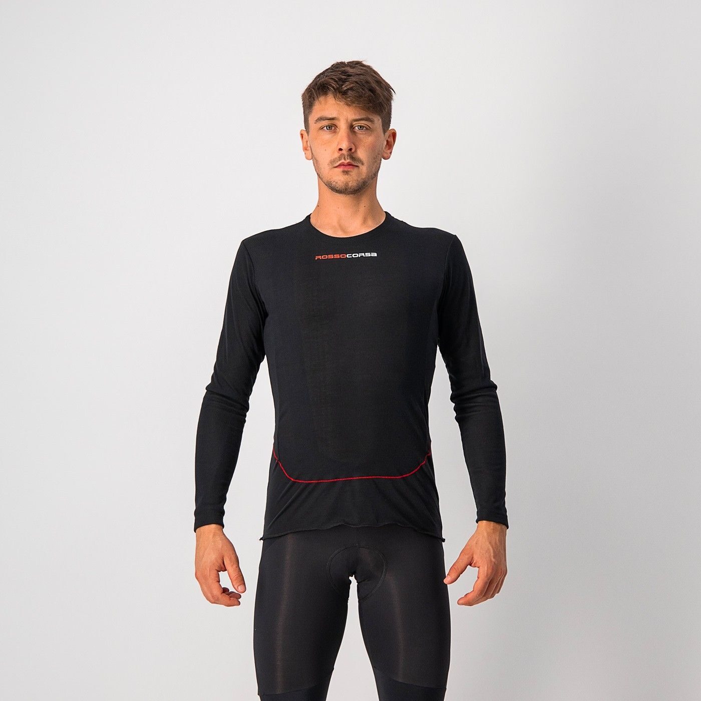 bluza de corp cu maneca lunga castelli prosecco tech ls negru s 1