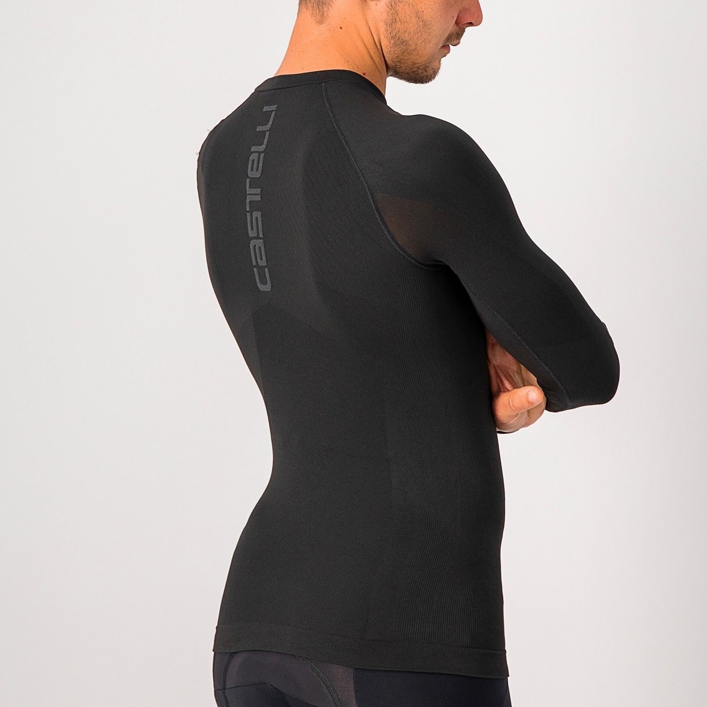 bluza de corp cu maneca lunga castelli seamless base layer ls negru s m 4