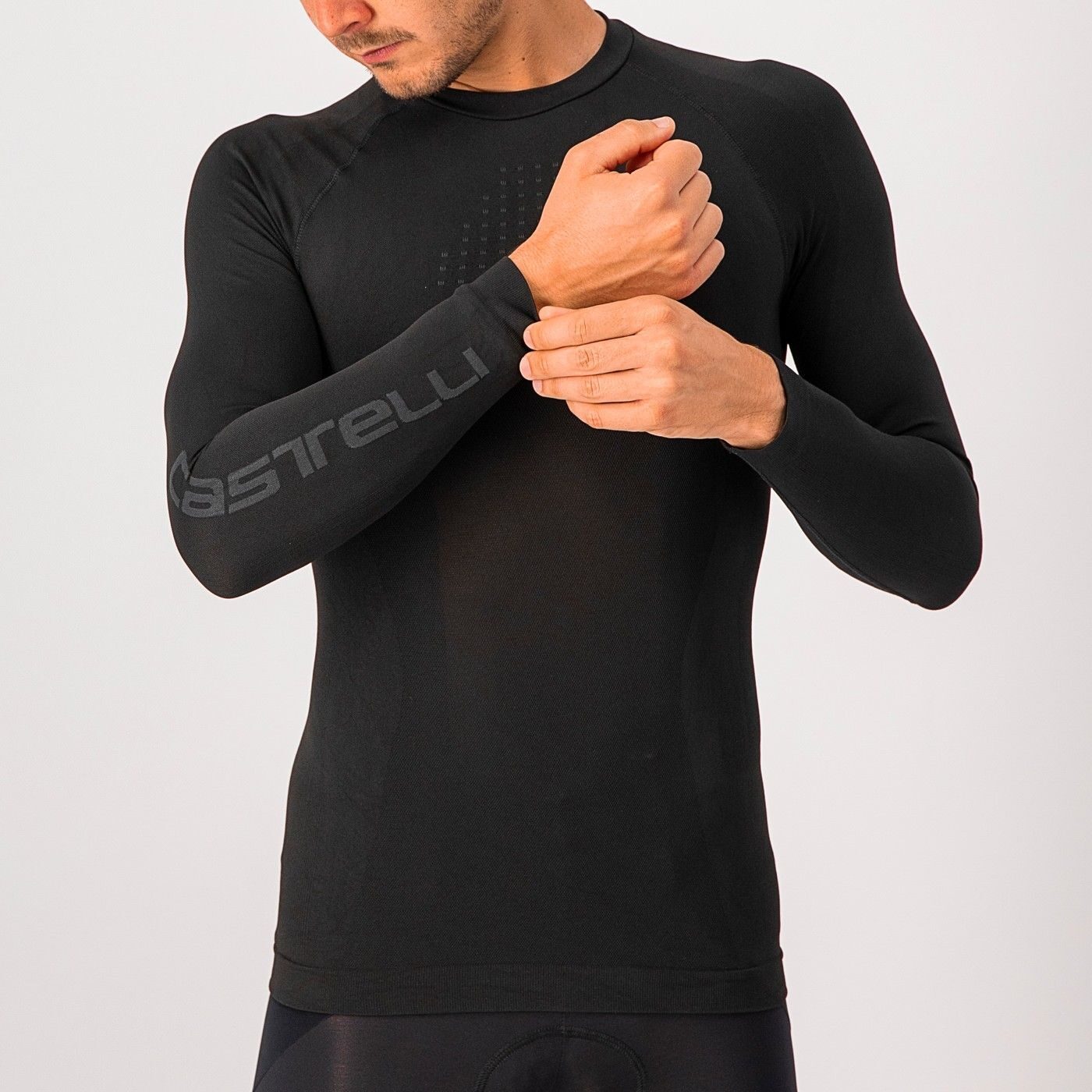 bluza de corp cu maneca lunga castelli seamless base layer ls negru xxl 3