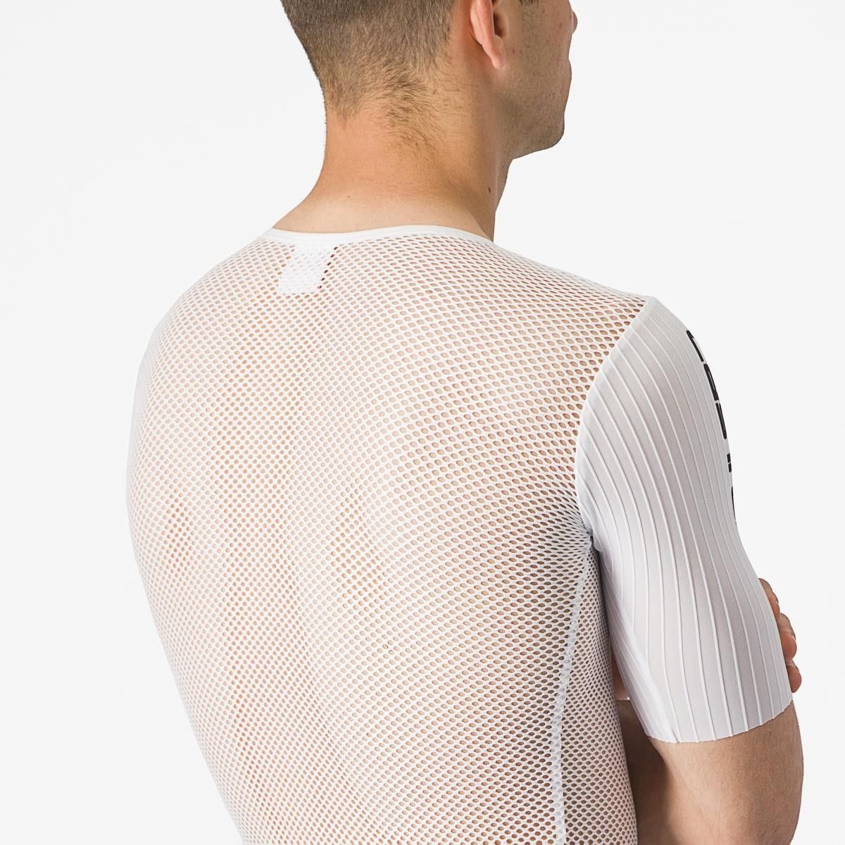 bluza de corp cu maneca scurta castelli bolero ss alb xl 3