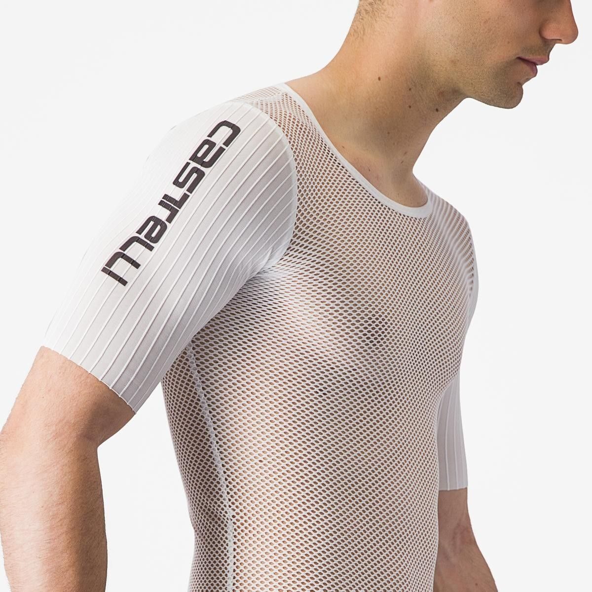 bluza de corp cu maneca scurta castelli bolero ss alb xl 5