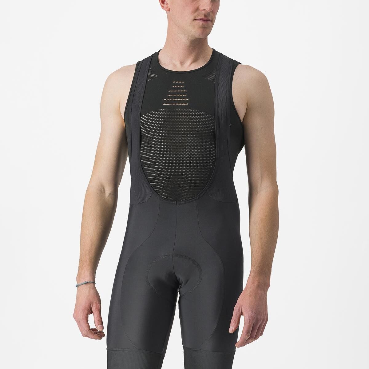 bluza de corp cu maneca scurta castelli core seamless negru s m