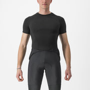 bluza de corp cu maneca scurta castelli core seamless ss negru s m