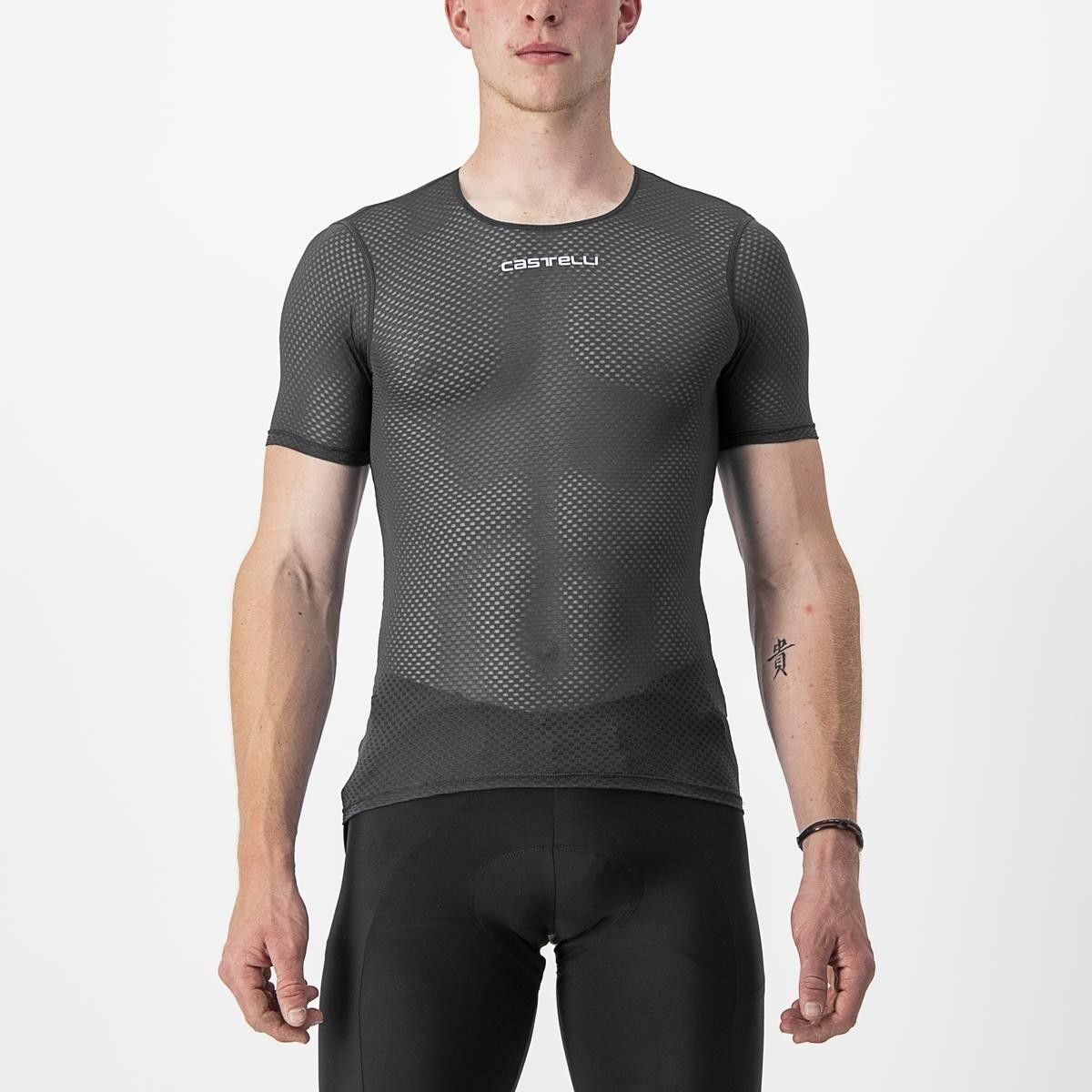 bluza de corp cu maneca scurta castelli pro mesh 20 ss negru l