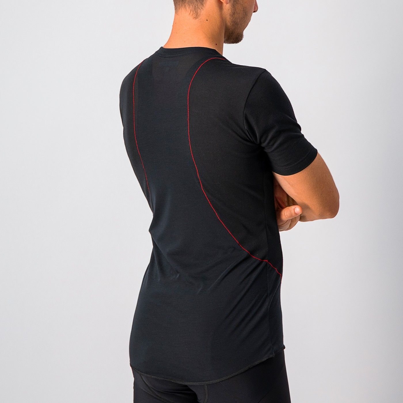 bluza de corp cu maneca scurta castelli prosecco tech ss negru xs 4