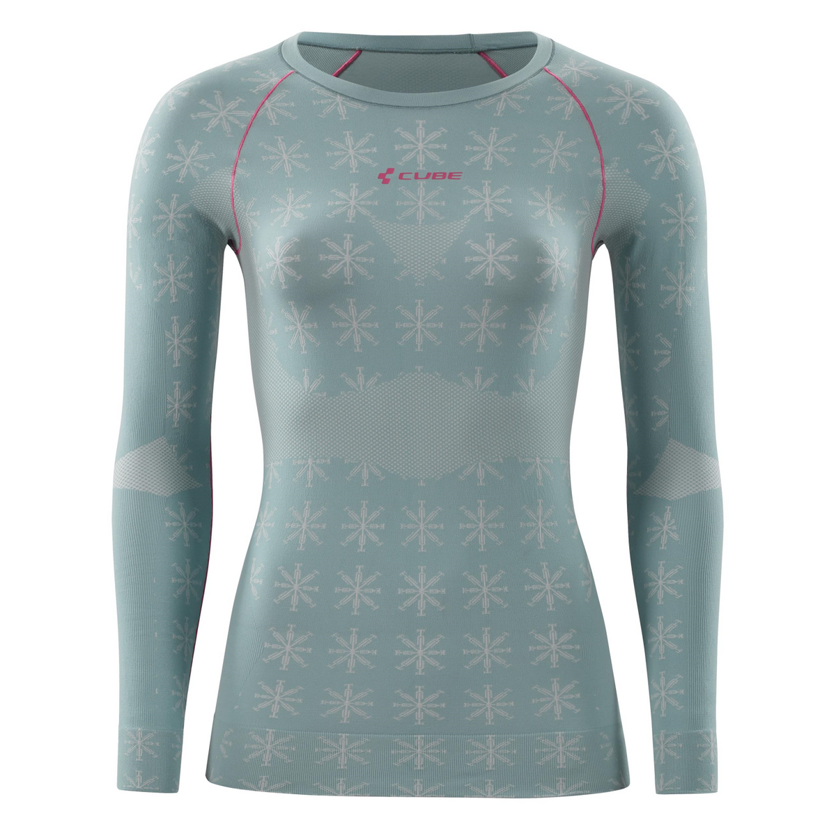 Bluza de Corp CUBE Race BE Cool L/S Grey Pink