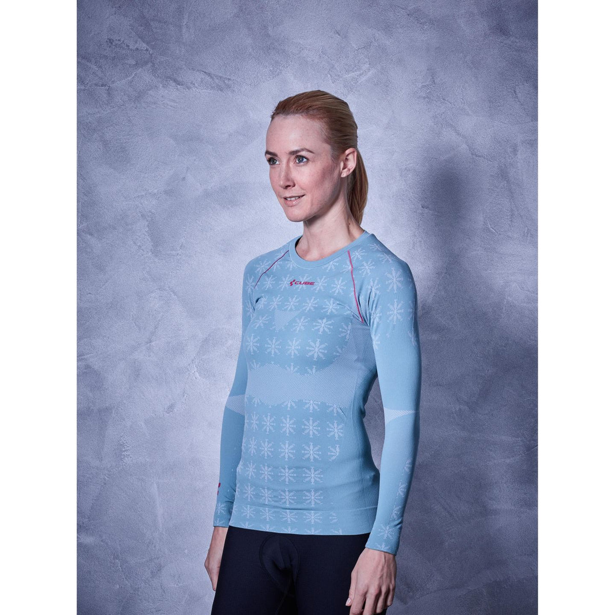 Bluza de Corp CUBE Race BE Cool L/S Grey Pink