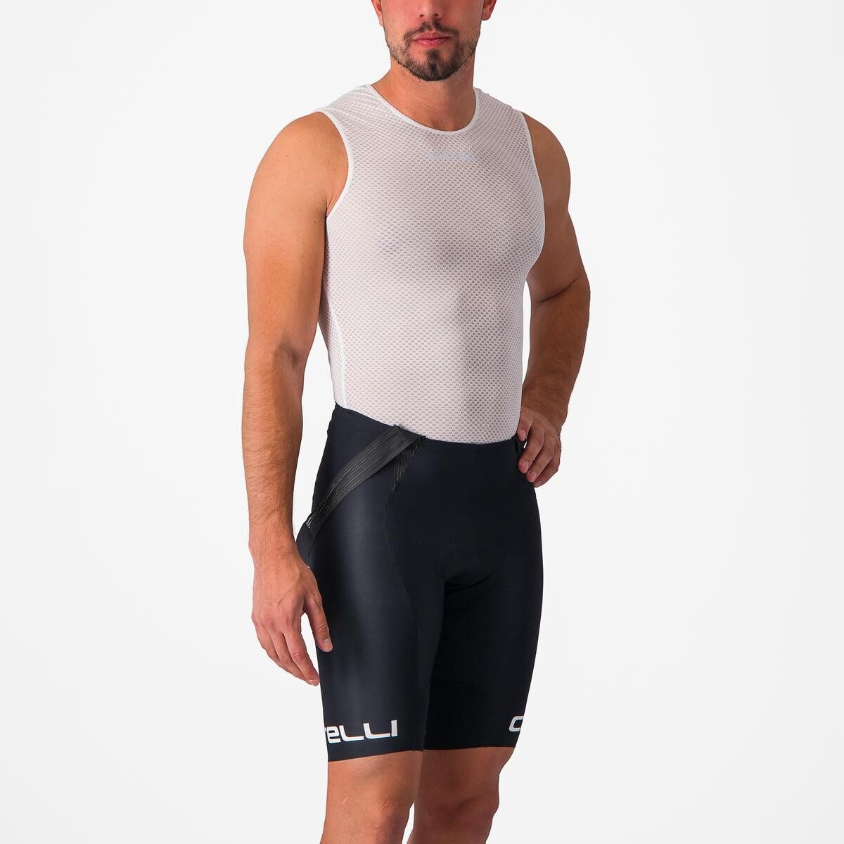 bluza de corp fara maneci castelli pro mesh 20 sl alb xl 2