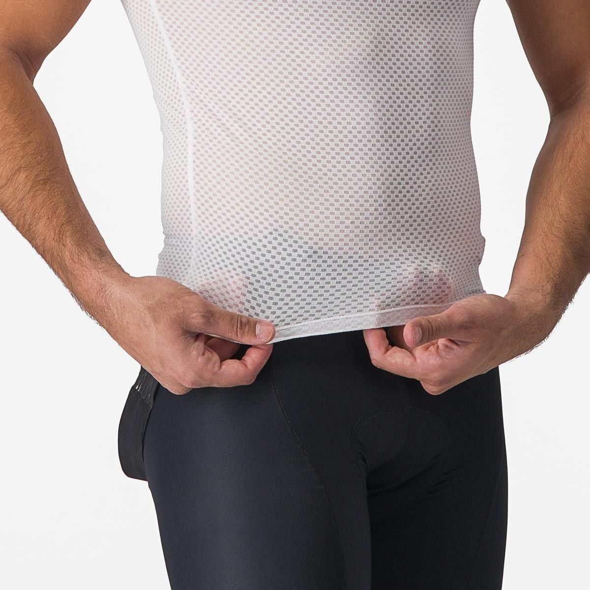 bluza de corp fara maneci castelli pro mesh 20 sl alb xl 6