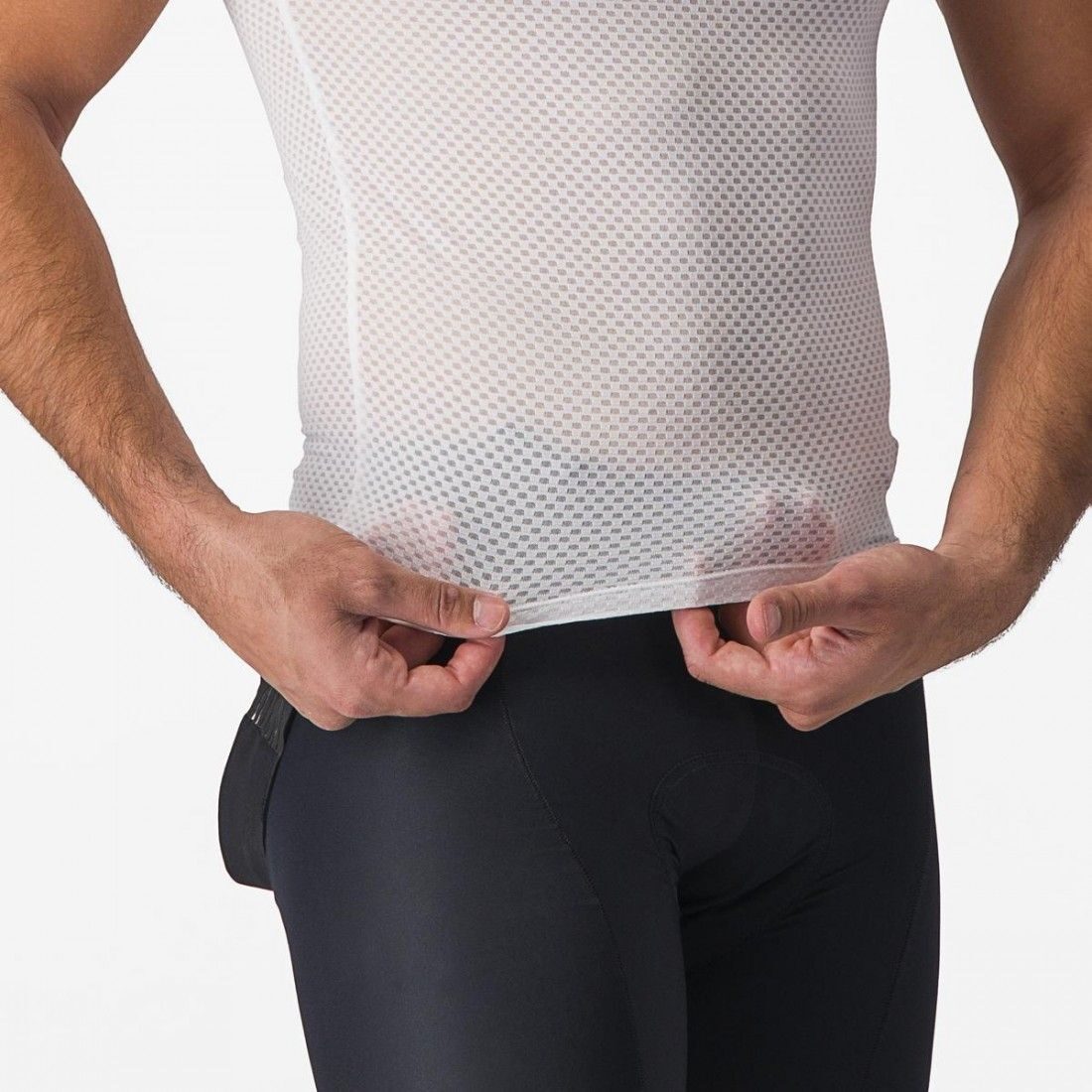 bluza de corp fara maneci castelli pro mesh 20 sl alb xxl 2
