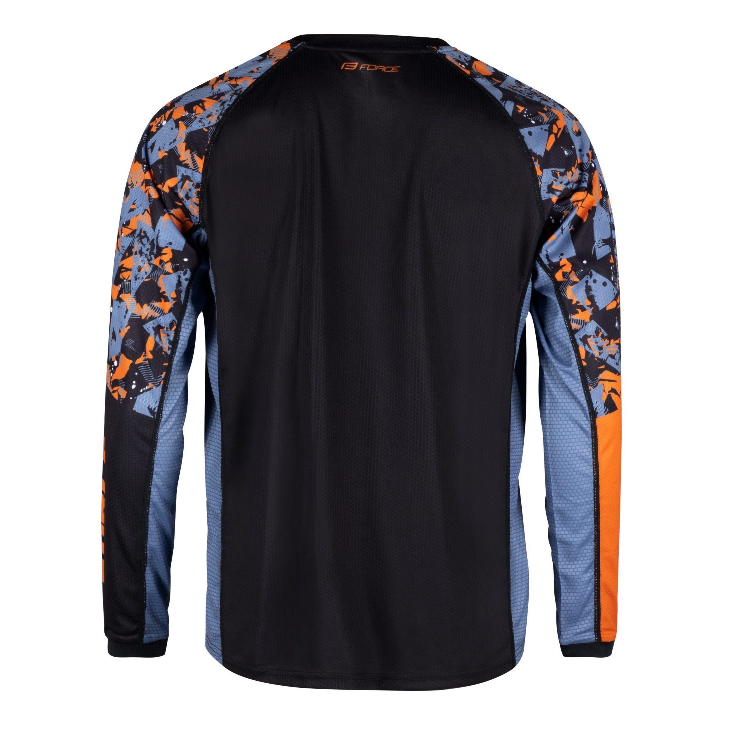bluza force reckless maneca lunga black orange m 2 scaled