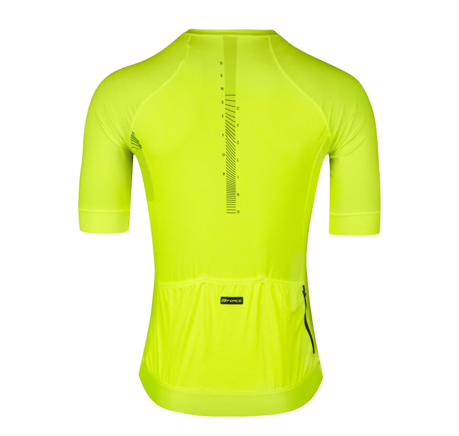 Bluza Force Sway cu maneci scurte Fluo XXXL