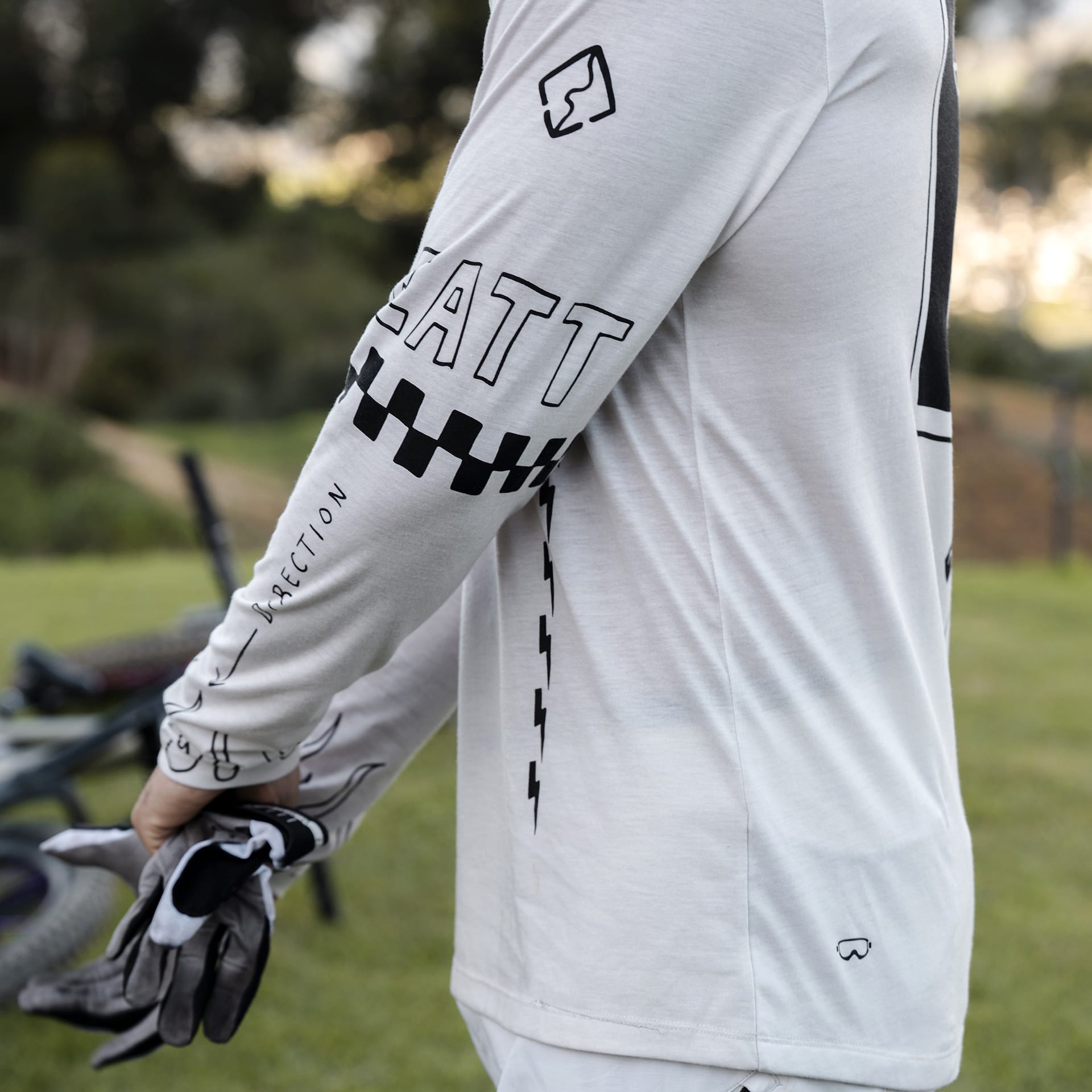 Bluza Leatt MTB Gravity 3.0 Cream White M