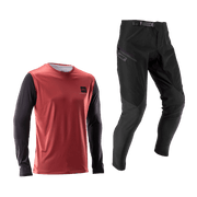 Bluza si Pantaloni Leatt Ride Kit MTB 1.0 Dusty Red XXL