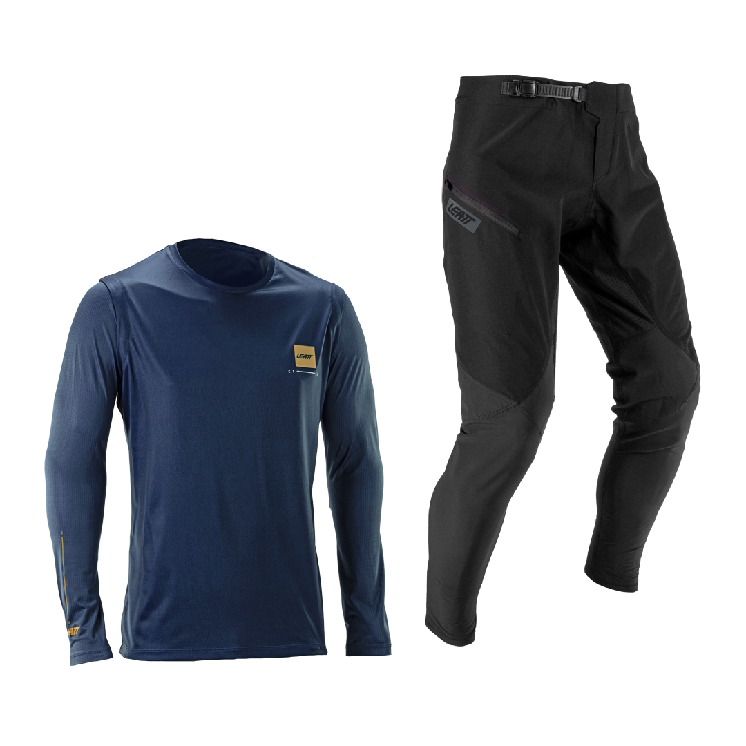 Bluza si Pantaloni Leatt Ride Kit MTB 1.0 Galaxy Blue XL
