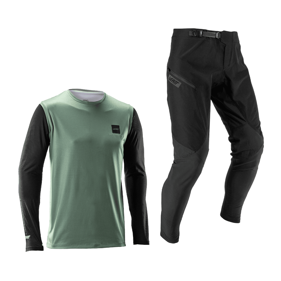 Bluza si Pantaloni Leatt Ride Kit MTB 1.0 Mist Green M