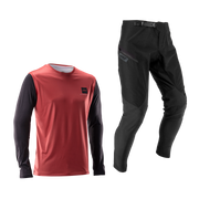 Bluza si Pantaloni Leatt Ride Kit MTB Gravity 1.0 Dusty Red XXS