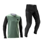 Bluza si Pantaloni Leatt Ride Kit MTB Gravity 1.0 Mist Green L