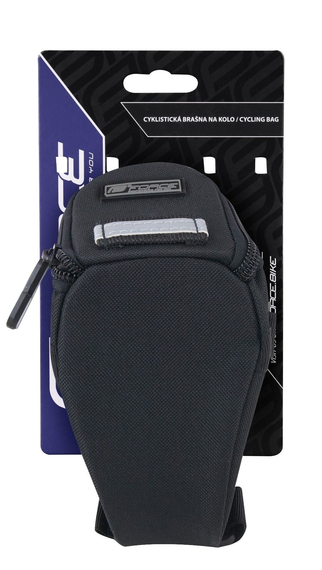 borseta sa force zip velcro negru m 1