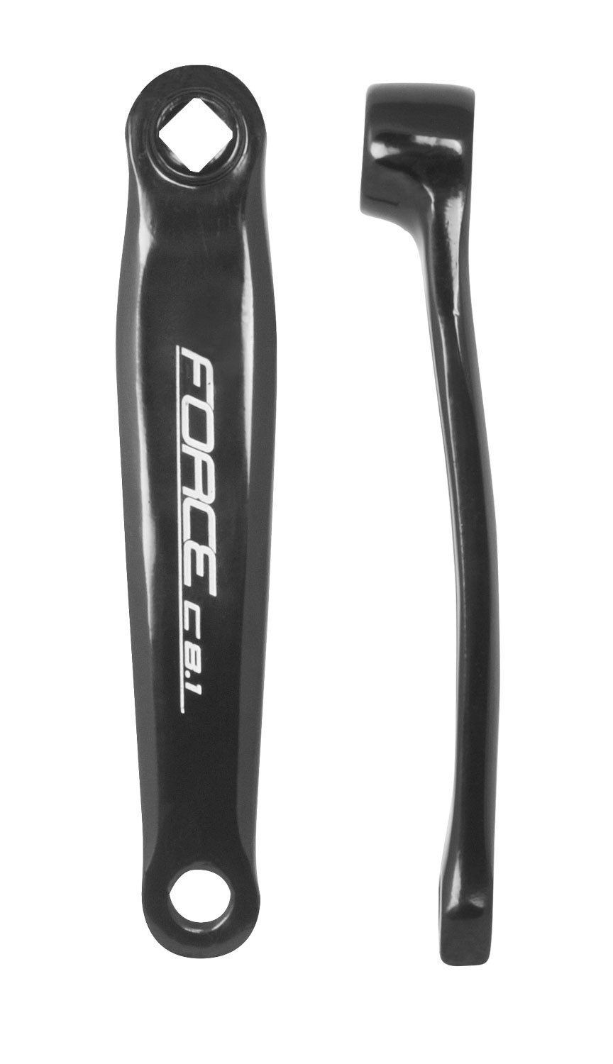 brat pedalier stanga force c8 170 mm negru