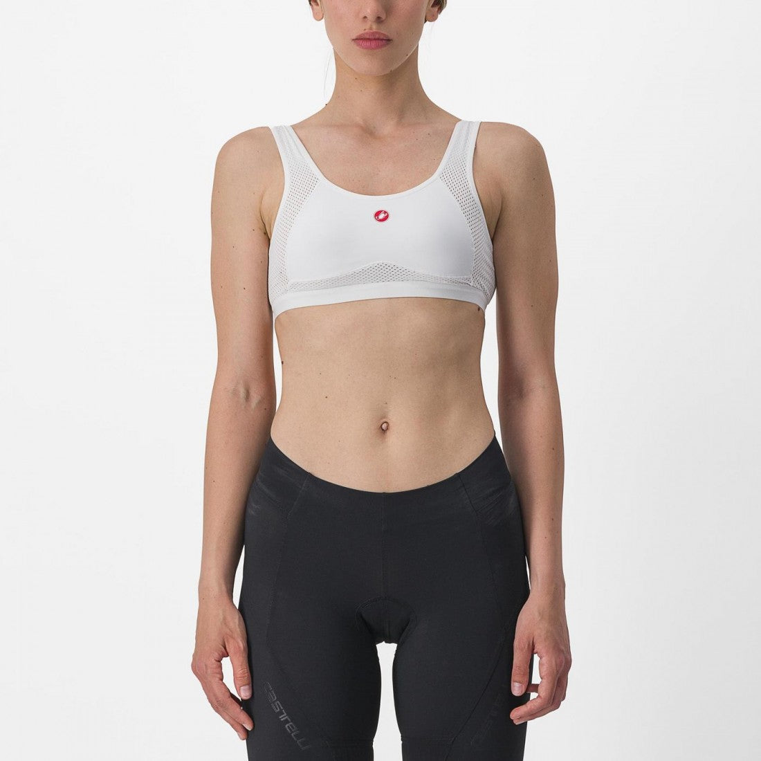 Bustiera Castelli Rosso Corsa, pentru femei, Alb, XS