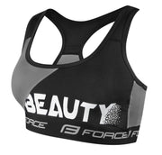 bustiera sport force beauty negru gri xs
