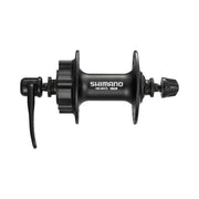 Butuc fata Shimano HB-M475-L, disc 6 suruburi, Negru, 32H, OLD 100mm, ax 108mm, QR 133mm