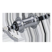 butuc spate union 562 8qr aluminiu argintiu ax 10mm 36h 135 145 180 mm 8 viteze cu qr