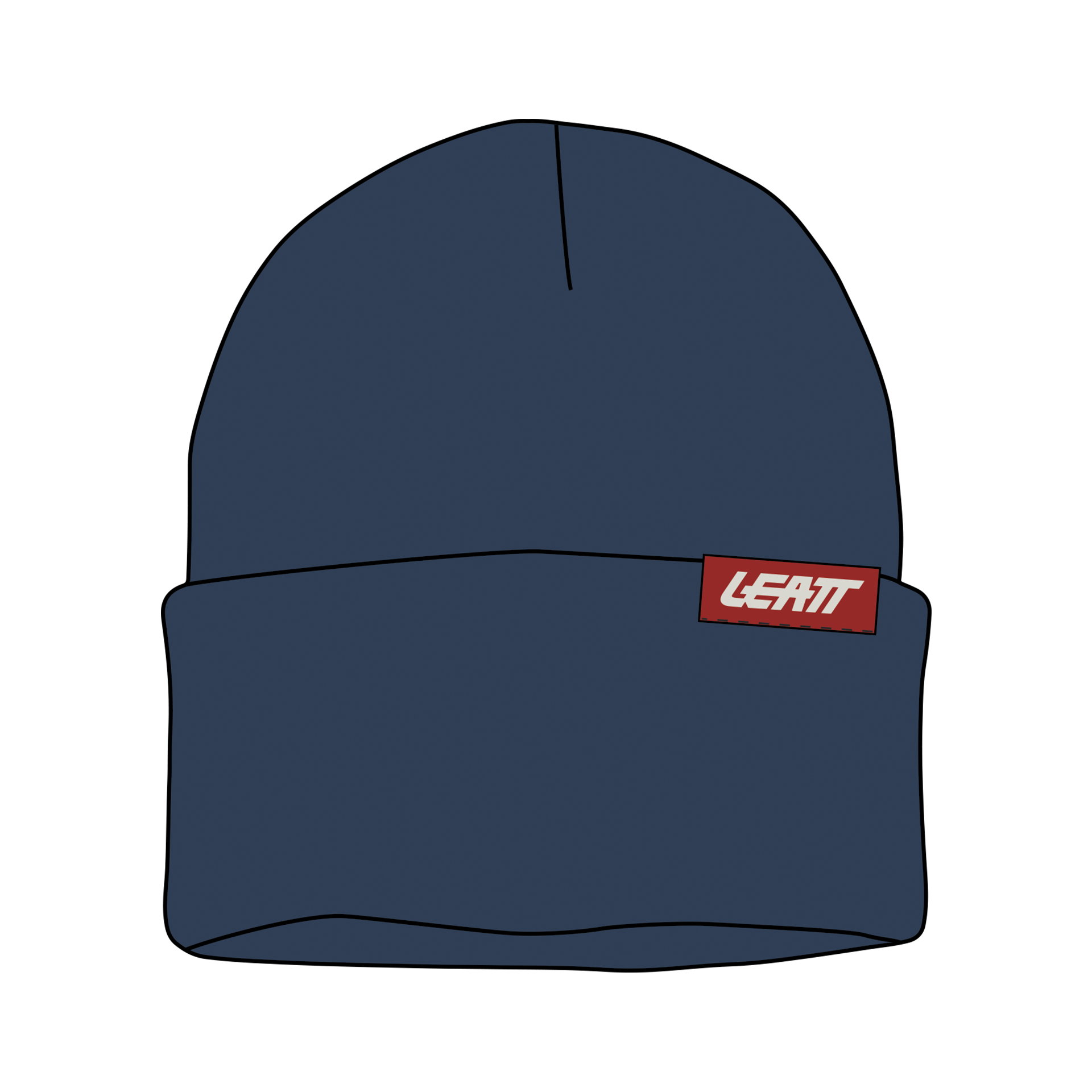 Caciula Leatt Beanie Team Denim Blue