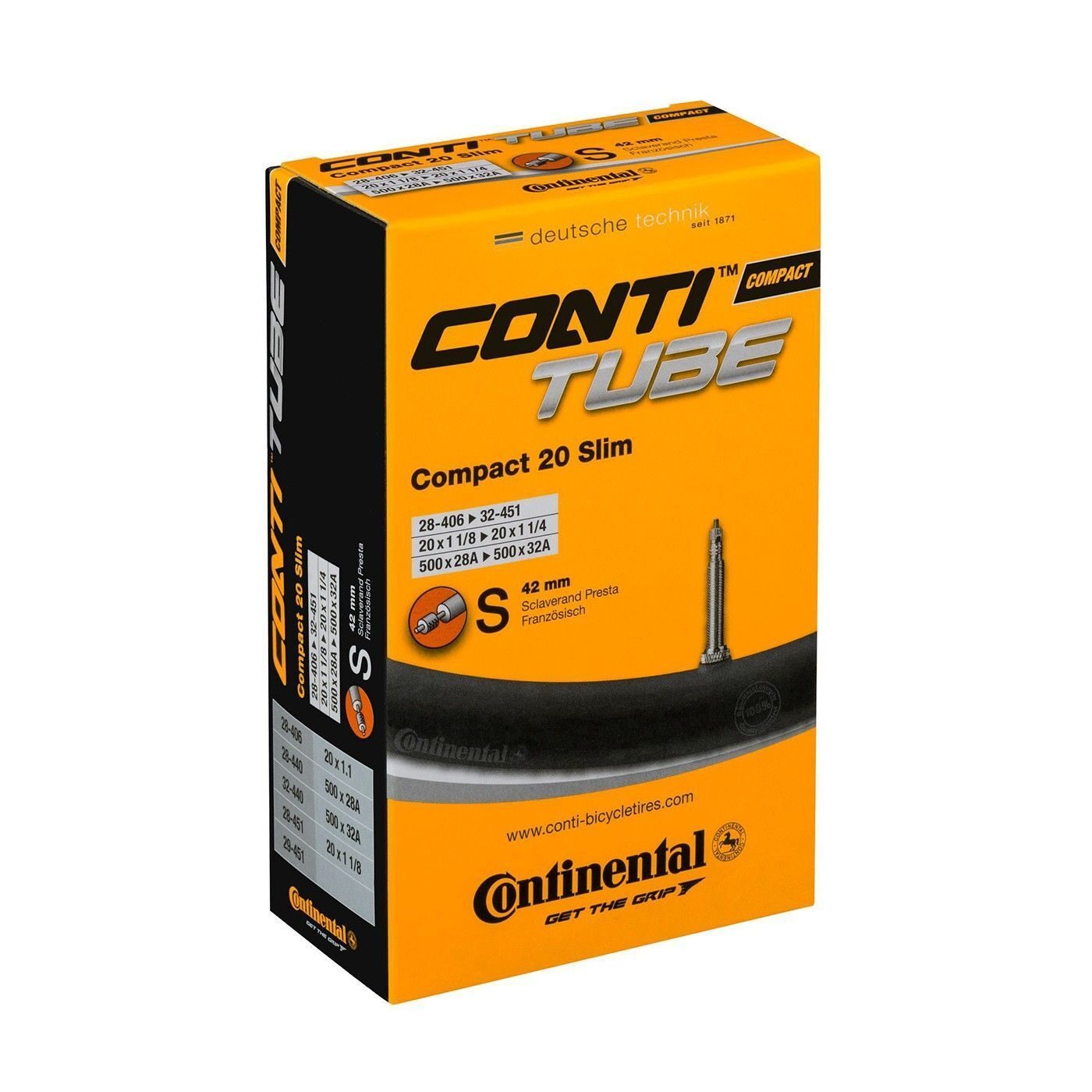 camera continental compact 20 slim 28 32 406 451 20x1 1 8 1 1 4 s42