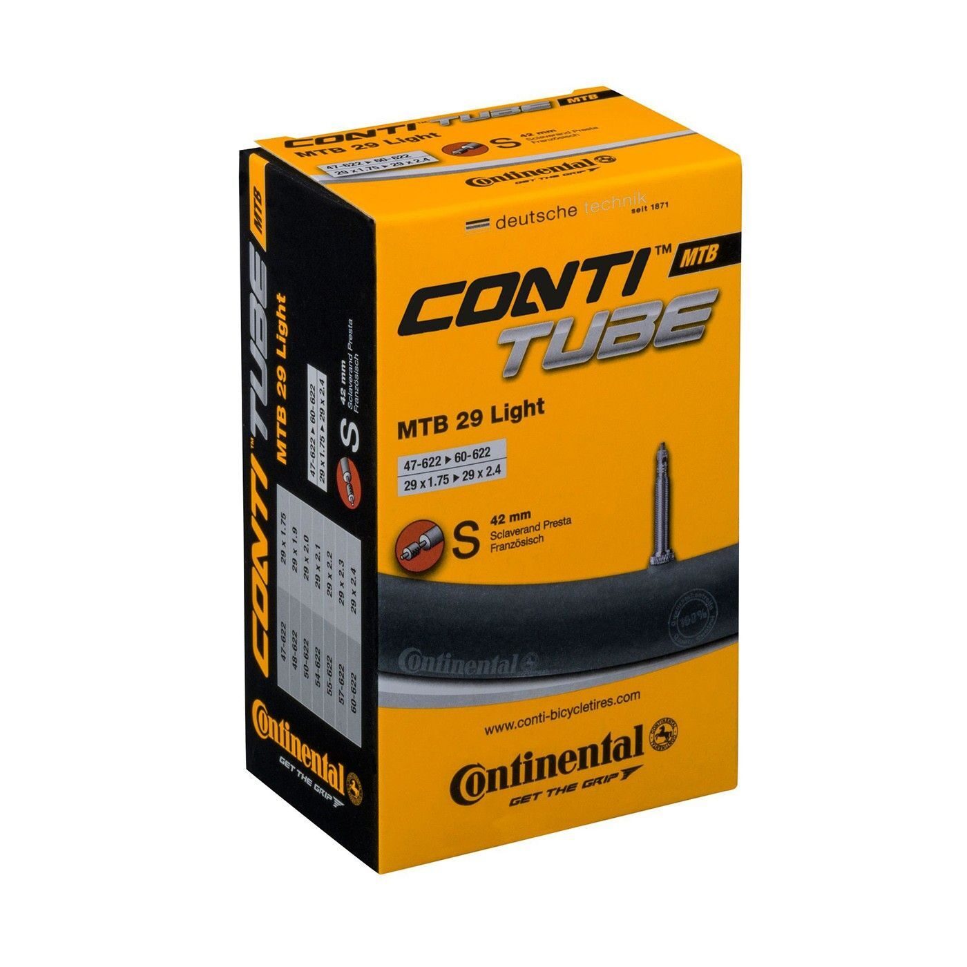 camera continental mtb 29 light 47 60 622 29x175 24 s42