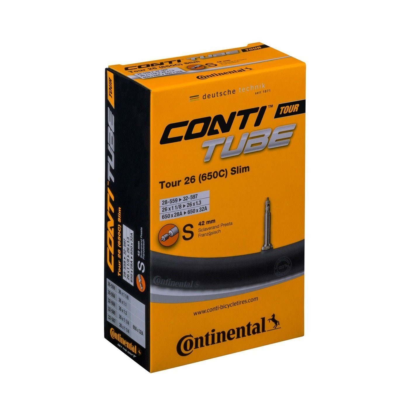 camera continental tour 26 slim 28 32 559 597 26x1 1 8 13 s42