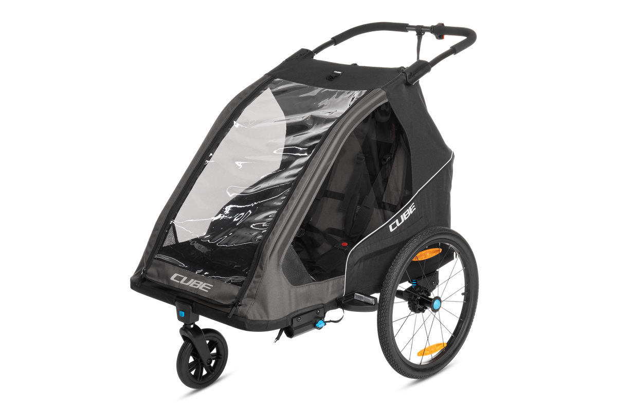 Carucior Transport Copii CUBE Trailer Double Pure